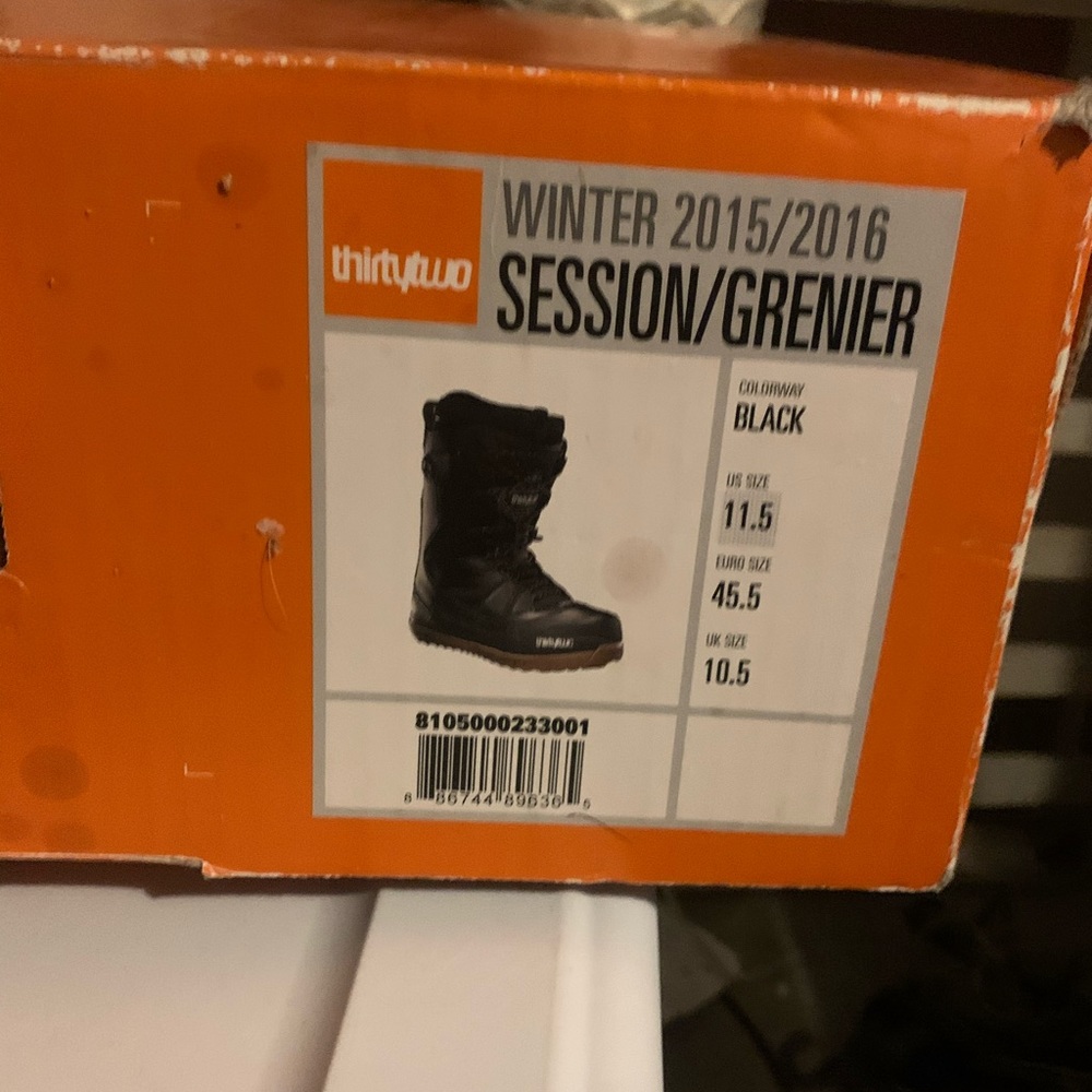 Thirty-Two Session Snowboard boots Men’s size 11.5